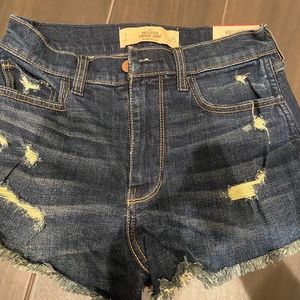 Hollister denim shorts